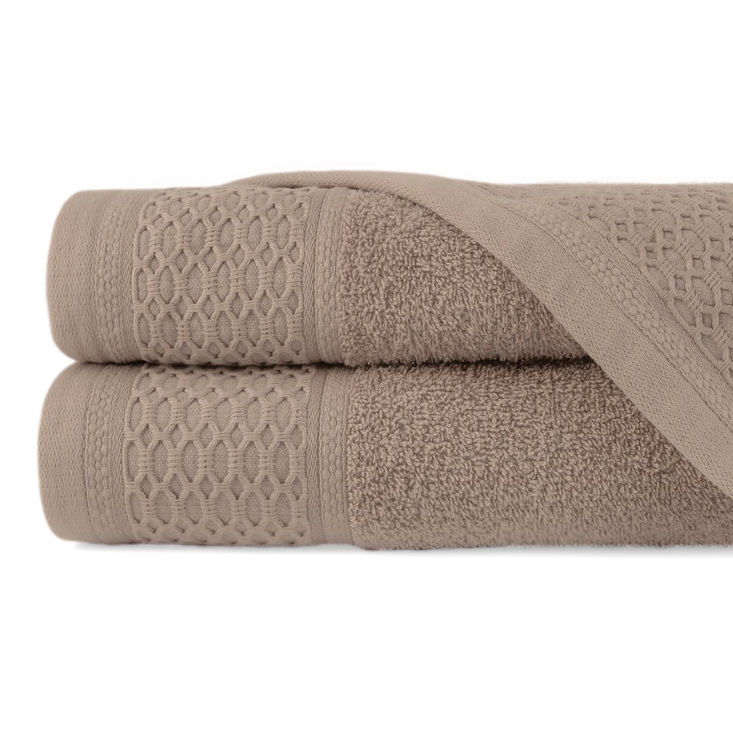 Ręcznik D Bawełna 100% Solano Beż + Czarny (P) 2x50x90+2x70x140 kpl. 