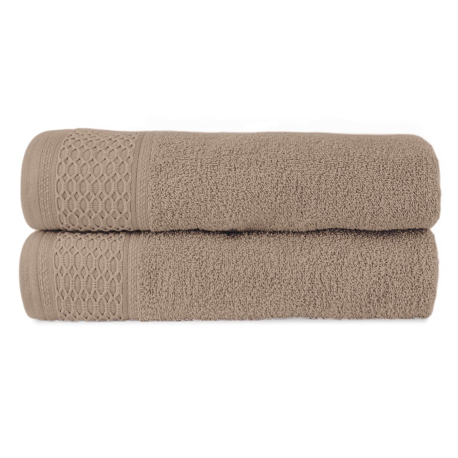 Ręcznik D Bawełna 100% Solano Beż + Ciemny Brąz (P) 2x50x90+2x70x140 kpl. 