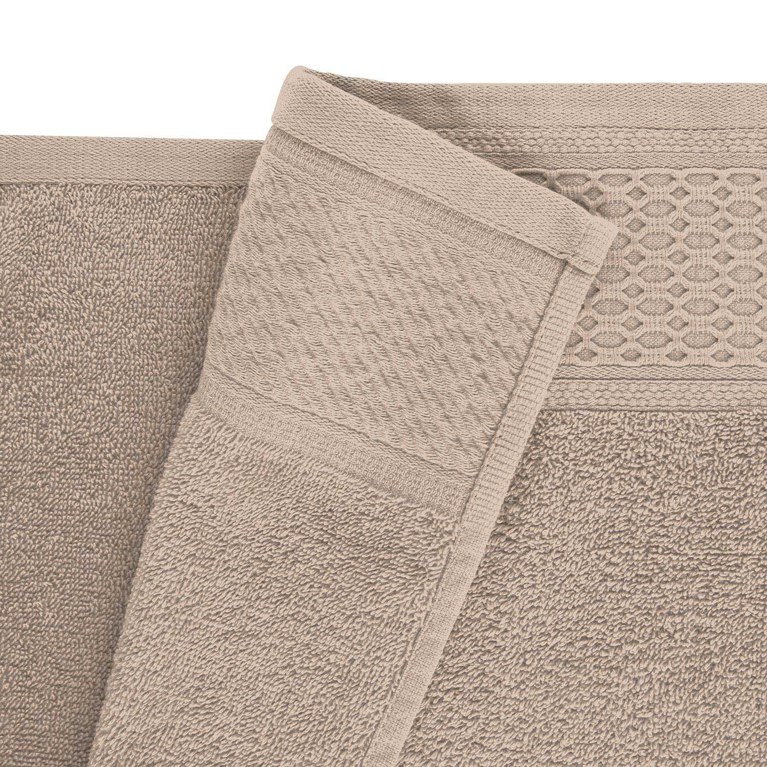 Ręcznik D Bawełna 100% Solano Beż + Ciemny Brąz (P) 2x50x90+2x70x140 kpl. 
