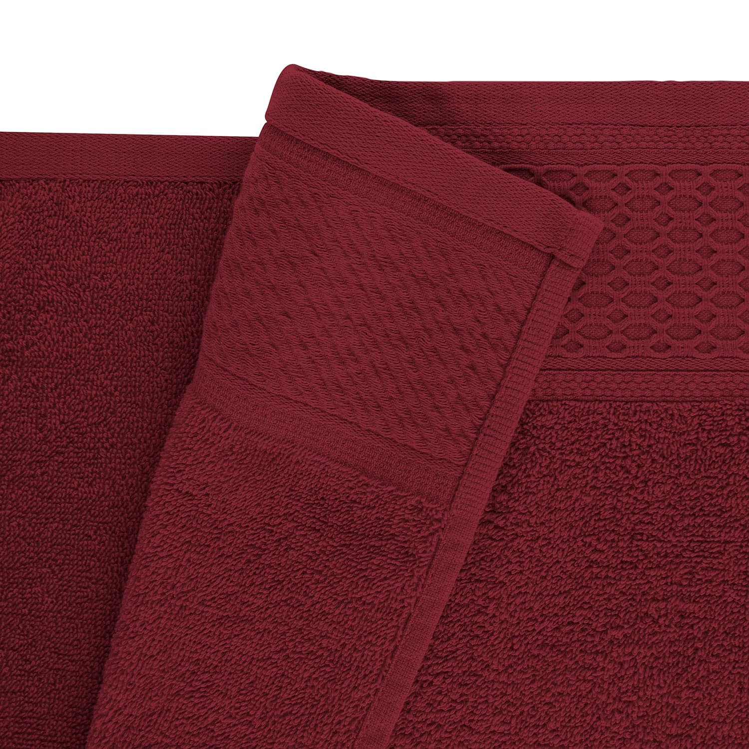 Ręcznik D Bawełna 100% Solano Bordo (P) 30x50+50x90+70x140 kpl. 