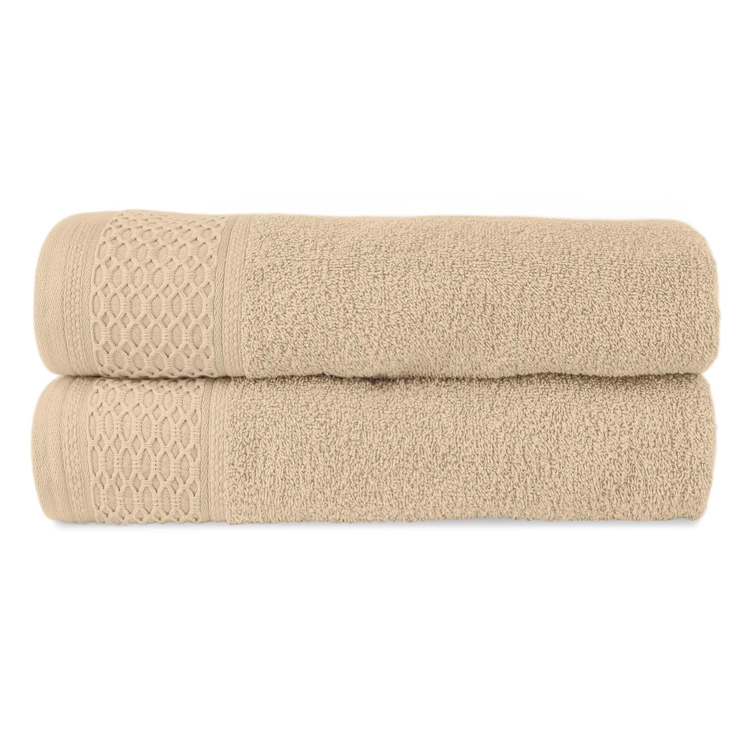 Ręcznik D Bawełna 100% Solano Cappuccino + Czarny (P) 2x50x90+2x70x140 kpl. 