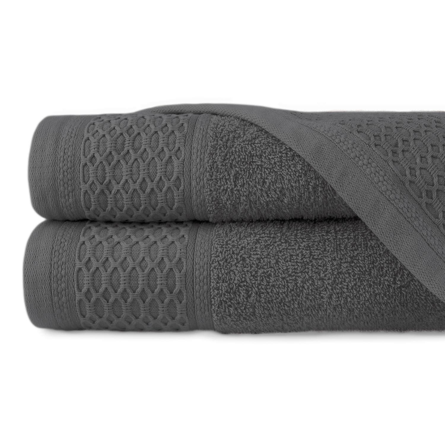 Ręcznik D Bawełna 100% Solano Beż + Ciemny Popiel (P) 2x50x90+2x70x140 kpl. 