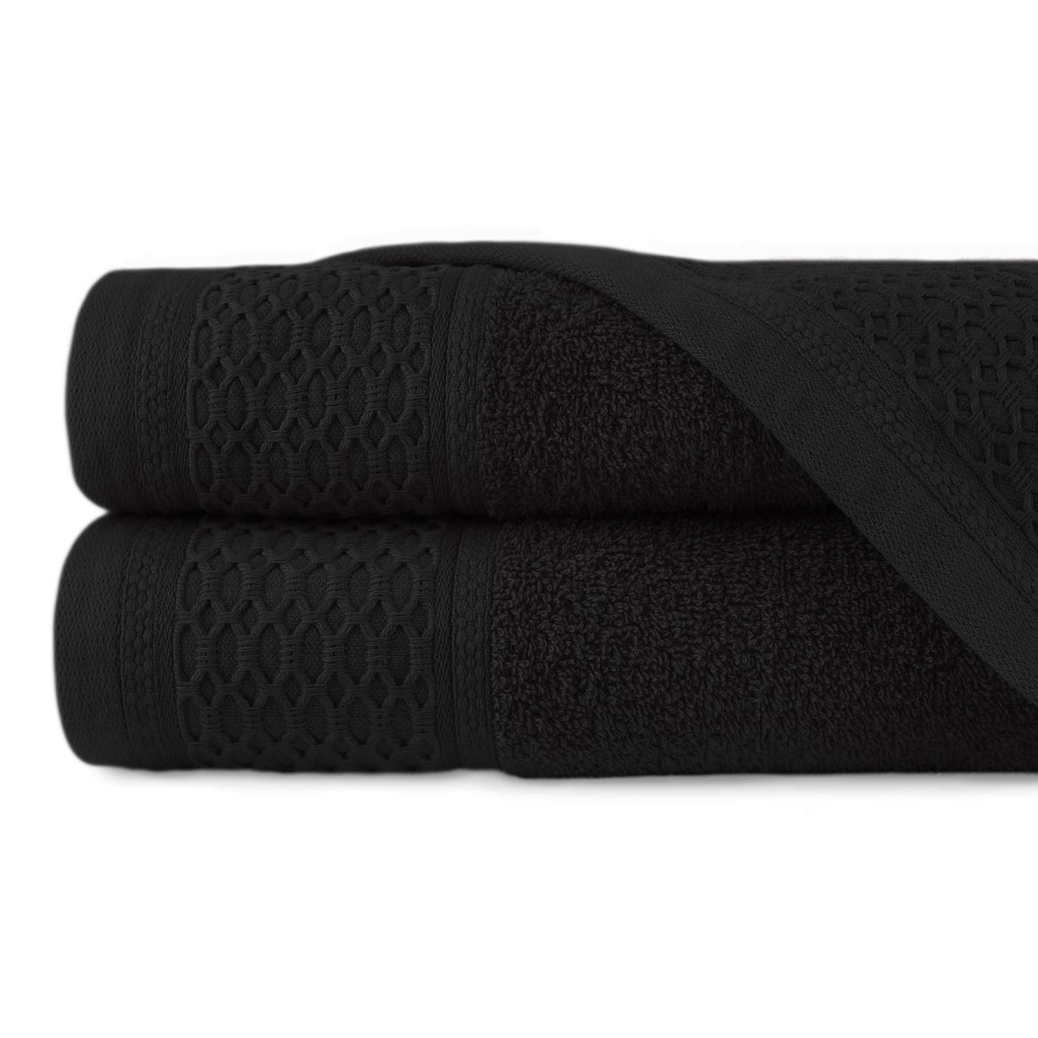 Ręcznik D Bawełna 100% Solano Beż + Czarny (P) 2x50x90+2x70x140 kpl. 