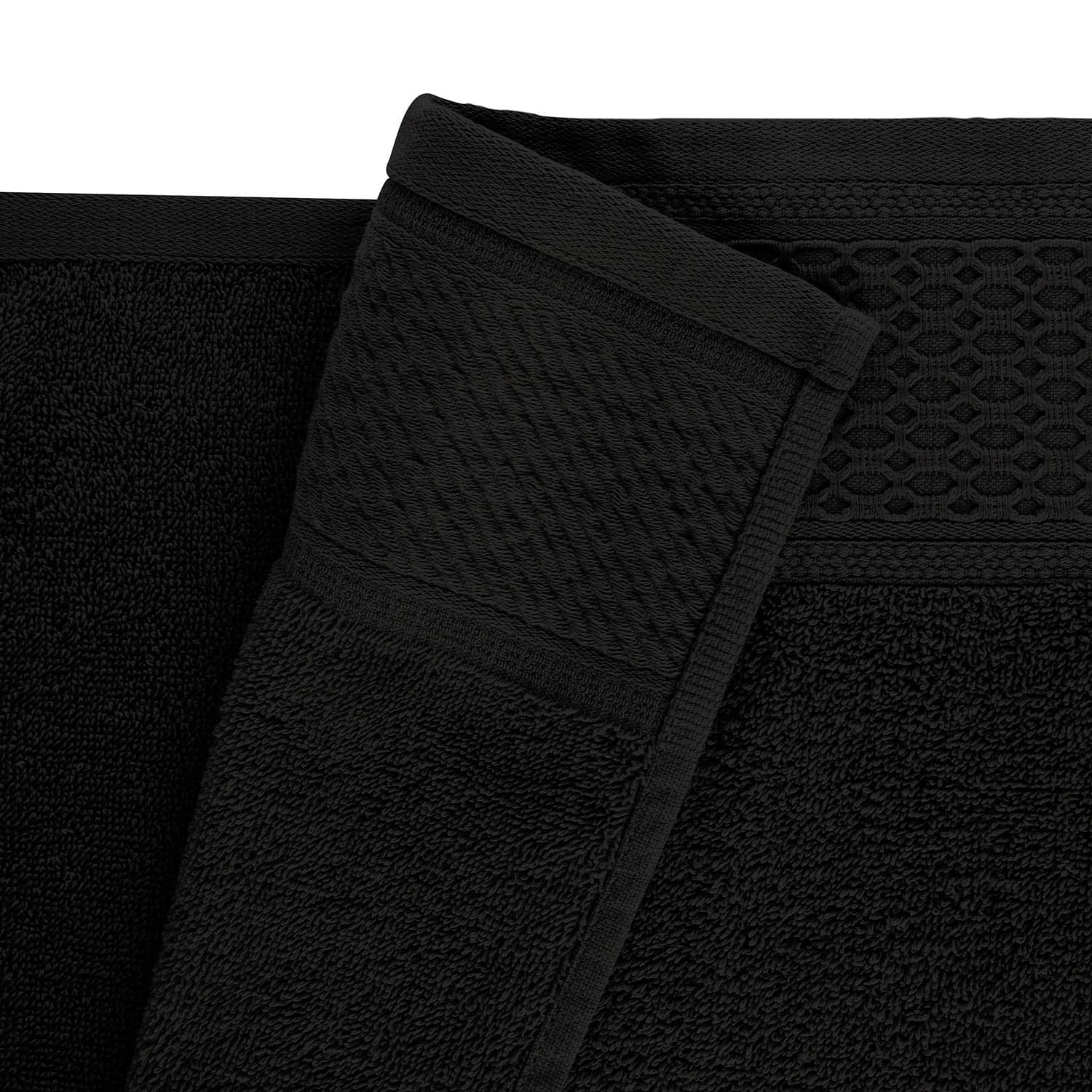 Ręcznik D Bawełna 100% Solano Beż + Czarny (P) 2x50x90+2x70x140 kpl. 