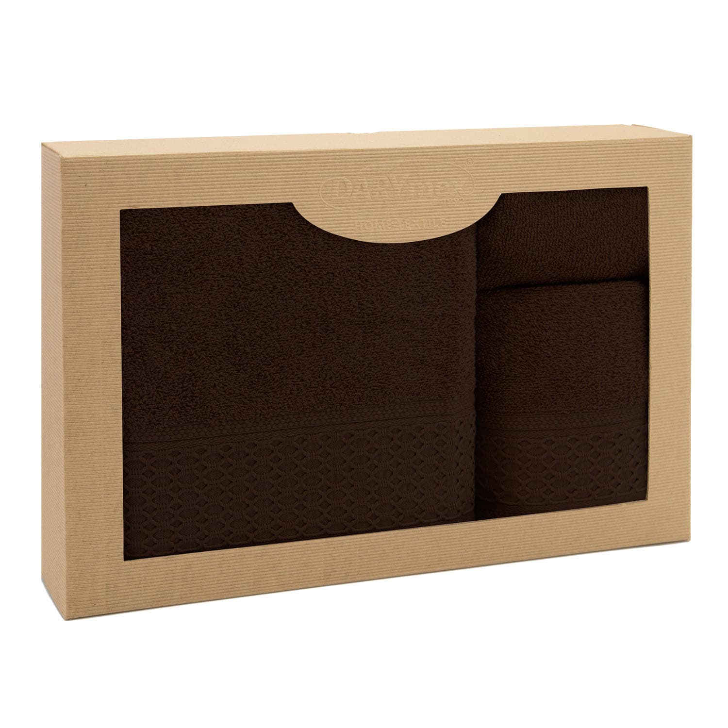 Ręcznik D Bawełna 100% Solano Ciemny Brąz (P) 30x50+50x90+70x140 kpl. 