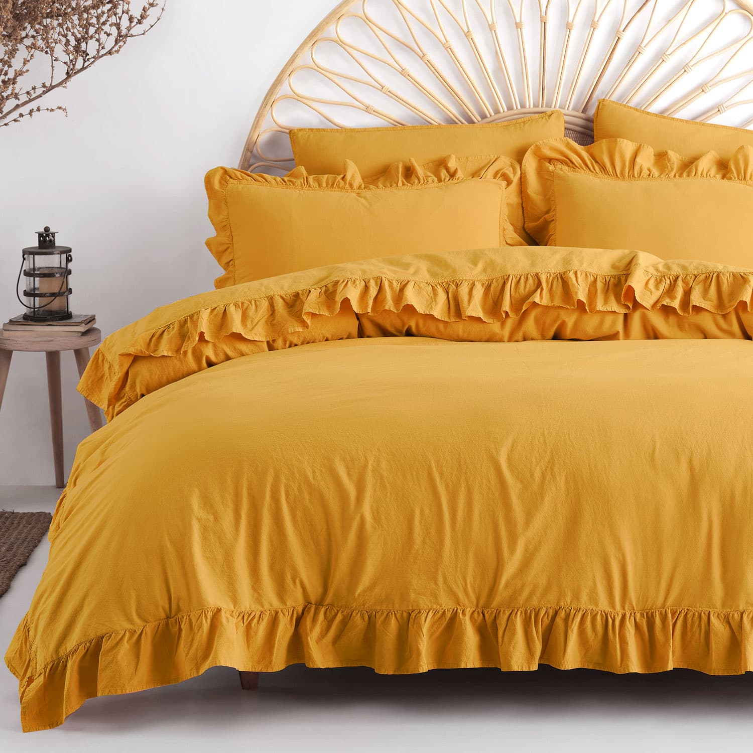 Pościel bawełniana LIMONADE/160x200(P) STONEWASHED 