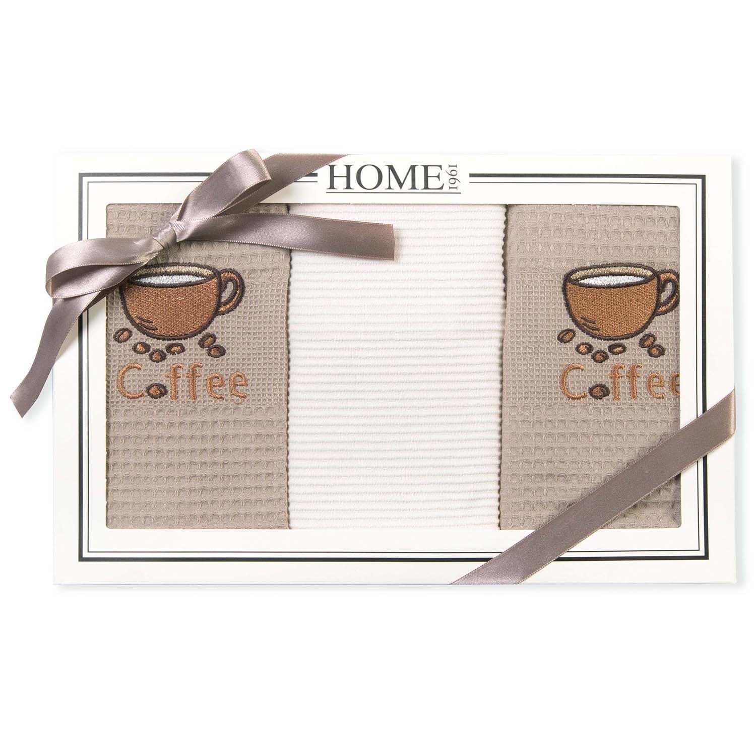 Komplet ręczników kuchennych bawełnianych HOME 1961/3x50x70/SET19 