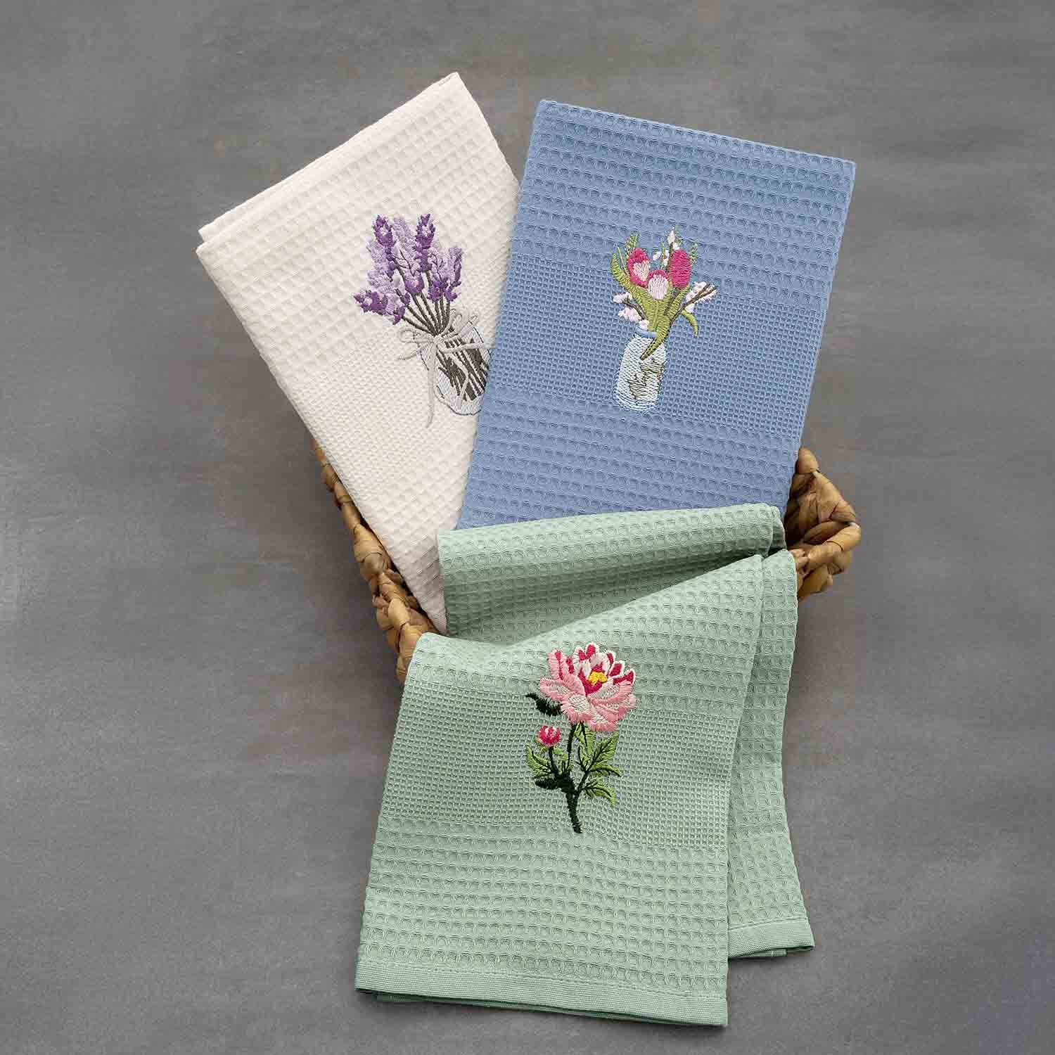 Komplet ręczników kuchennych bawełnianych HOME 1961/3x50x70/SET5 