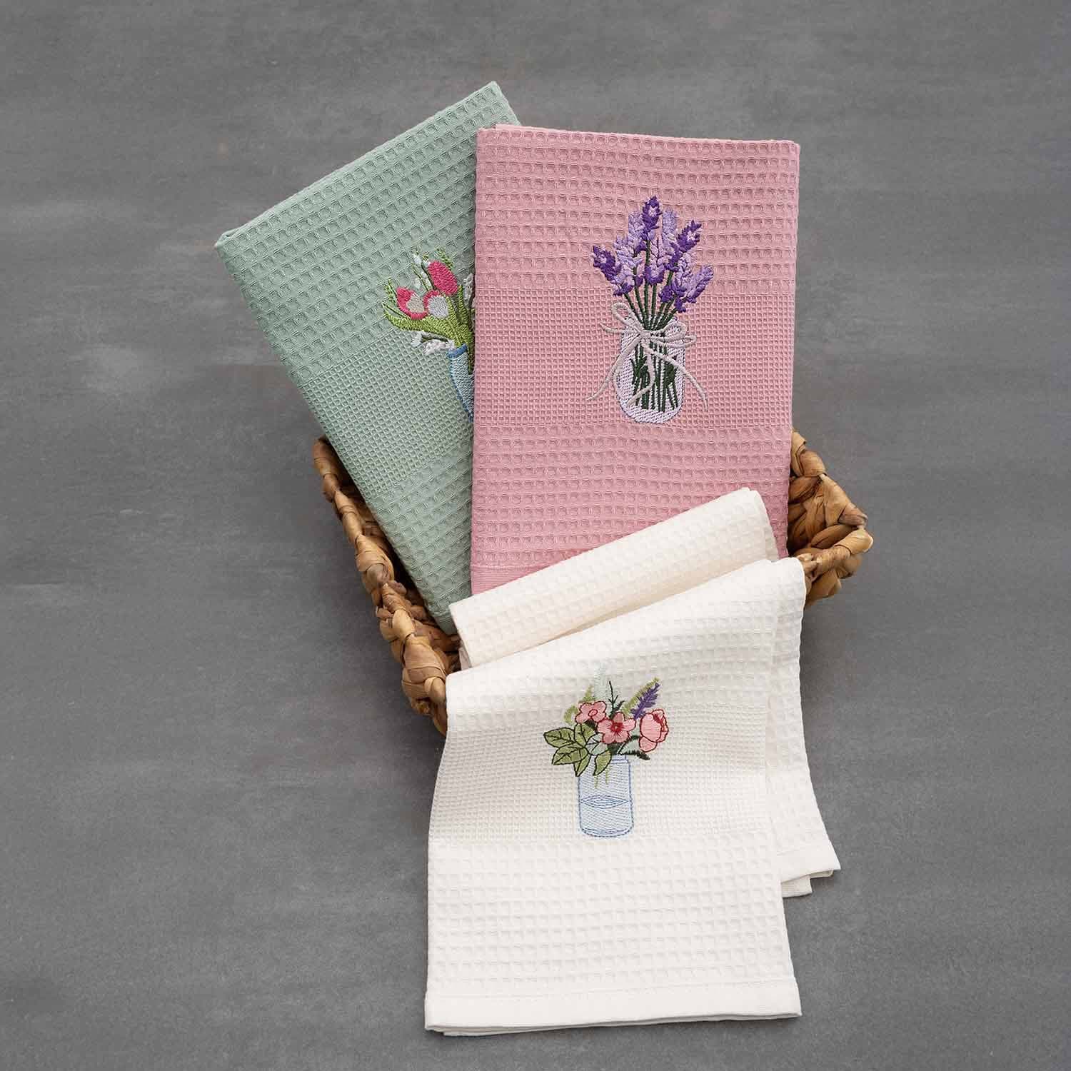 Komplet ręczników kuchennych bawełnianych HOME 1961/3x50x70/SET6 