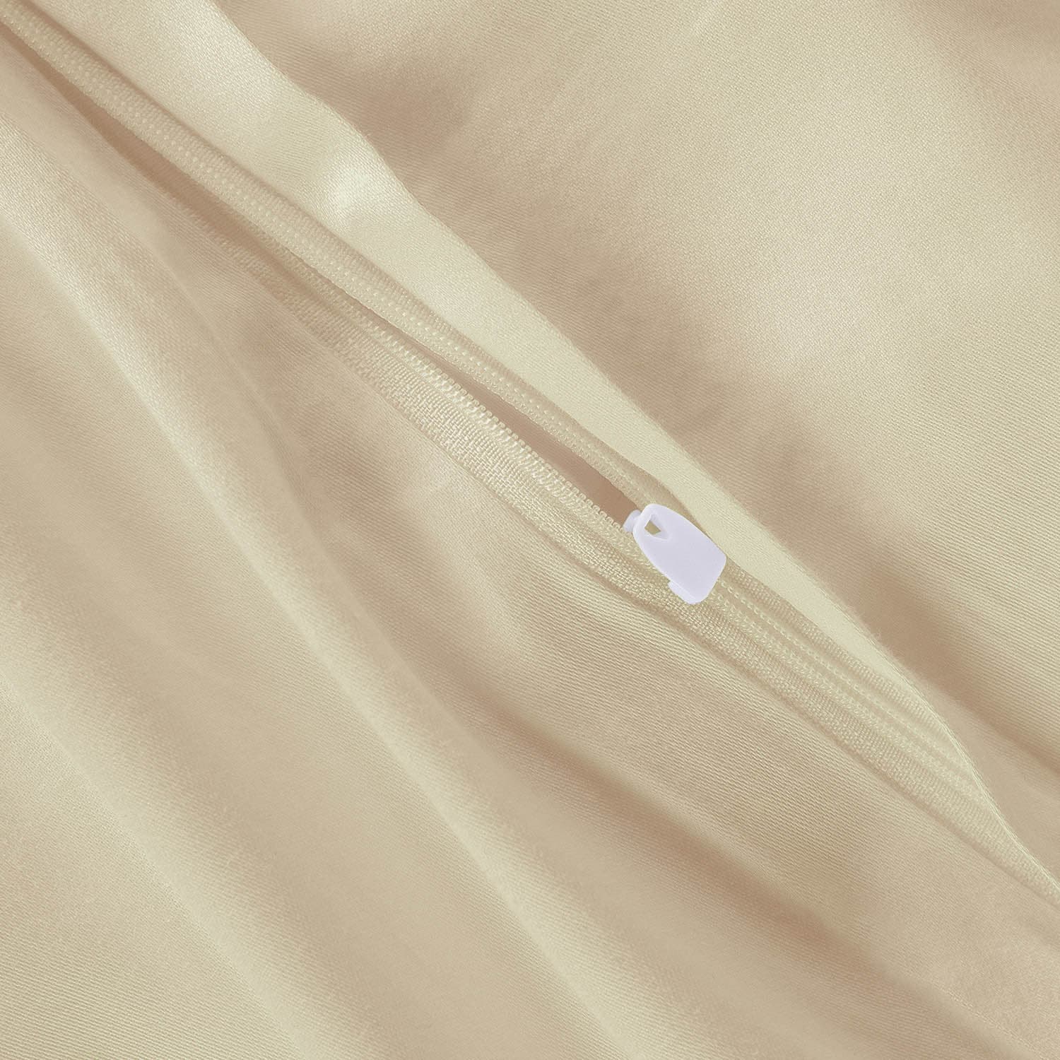 Pościel satyna bawełniana KREM 155/140x200+1posz.70x80 