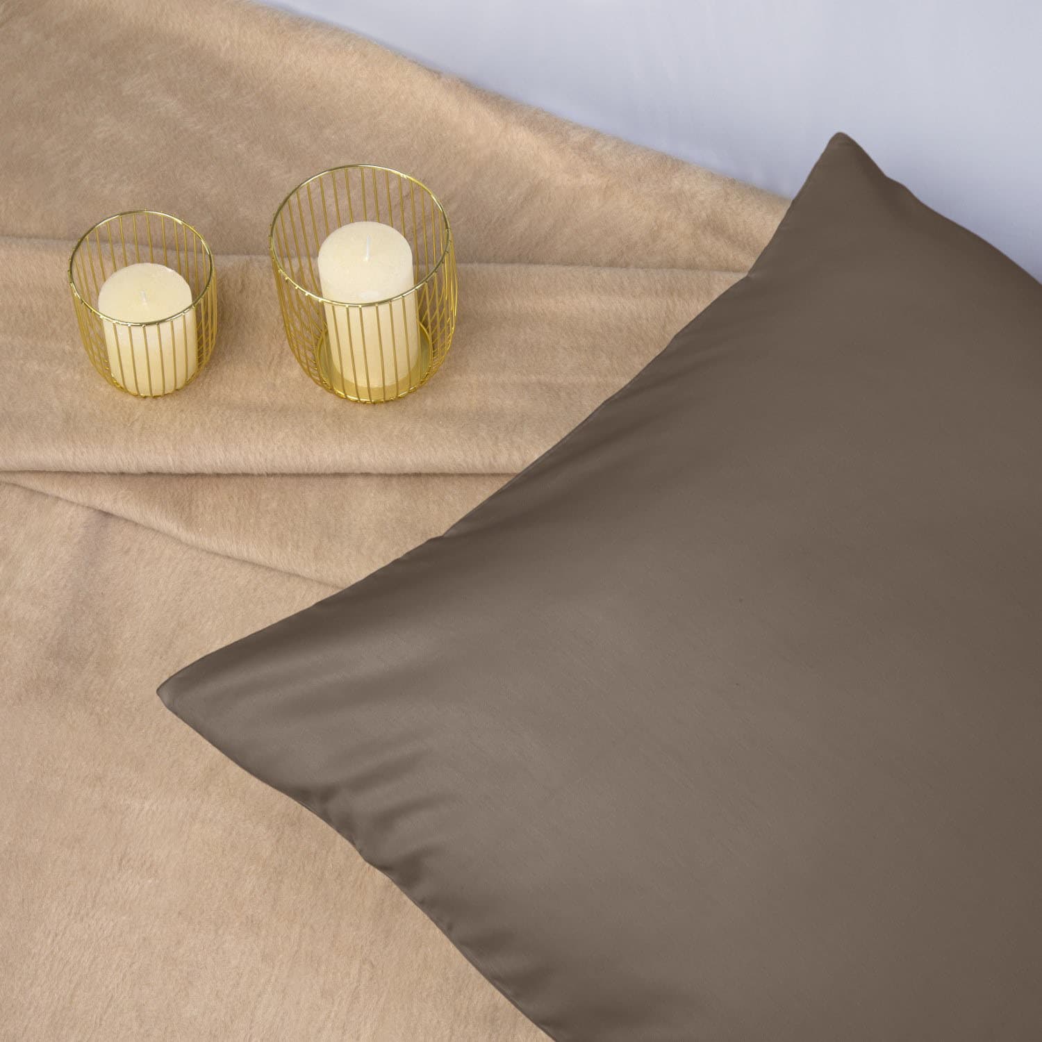 Pościel satyna bawełniana SEPIA 043/140x200+1posz.70x80 