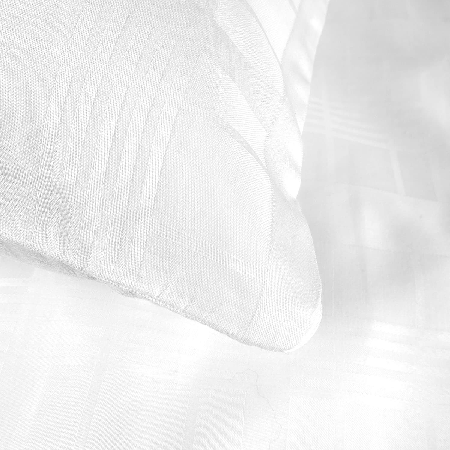 Pościel satyna bawełniana MARSELA WHITE/160x200 EXCLUSIVE 